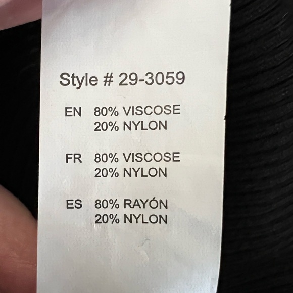 Black ribbed strappy back dress - Picture 6 of 7